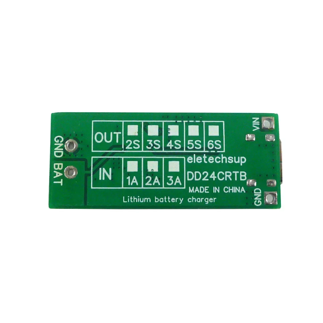 3PCS 2S 3S 4S 5S 6S Lithium Battery Charging Module 8.4V 12.6V 16.8V 21V 25.2V Quasi-CV 1MHz Charger Board For 18650