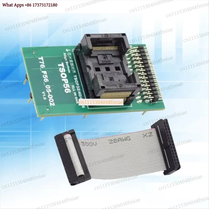 New Tech For T76 Programmer TSOP32 TSOP40 TSOP48 TSOP56 ZIF Adapter Socket Electronic Accessories