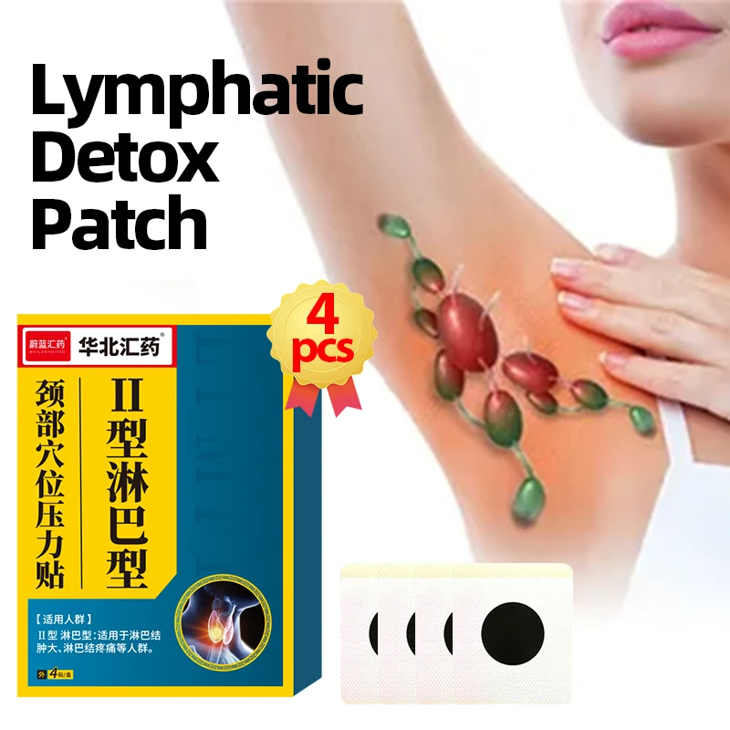 Lymphatic Slimming Patch Lose Weight Dredging Collaterals Dissipating Knots Neck Underarm Lump Fat Burning Lymph Detox Plaster
