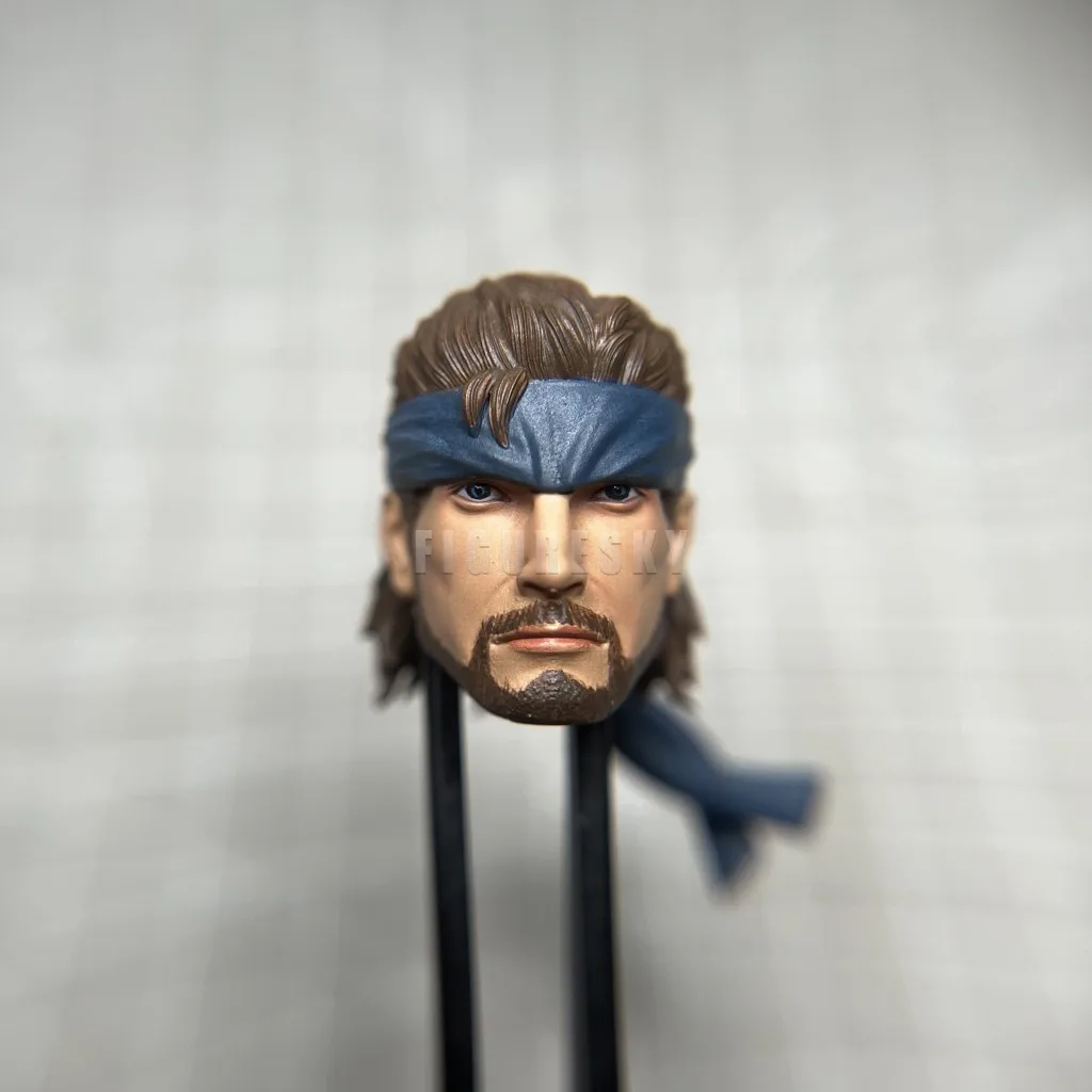 

Индивидуальная металлическая голова Snake Boss в масштабе 1/12, 100% ручная роспись, скульптура головы для 6 дюймов, ML Mafex SHF Mez