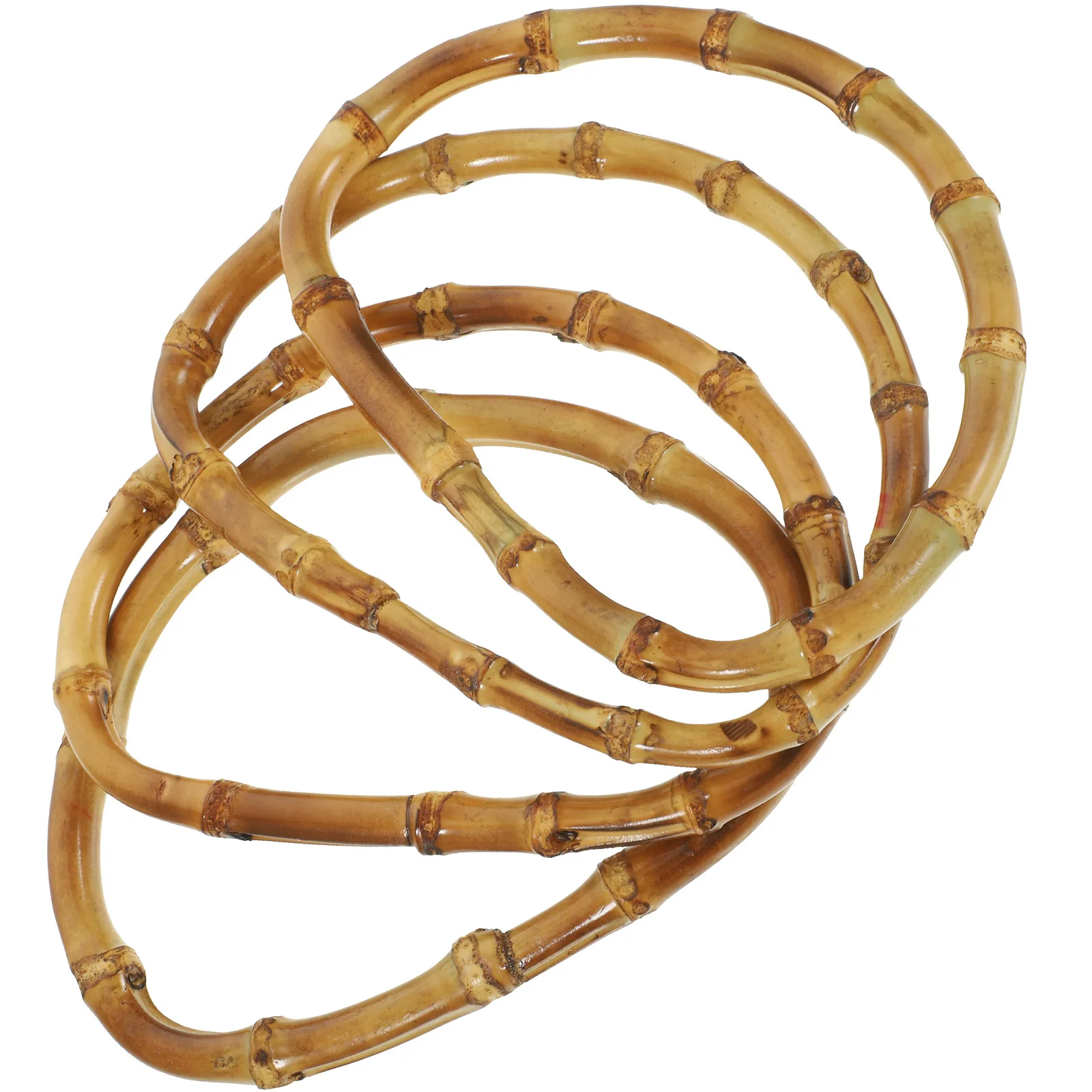 مقابض حقيبة اليد حمل حقيبة عدة مقبض الحرفية الشماعات اليدوية إطار الخيزران محفظة صنع لوازم الصلبة حقيبة مقابض جزء #4