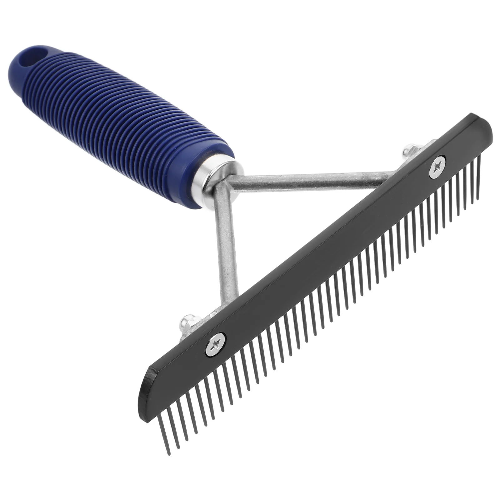 فرشاة إزالة شعر الحصان، مشط من الفولاذ المقاوم للصدأ، تصميم مريح متين، أداة تنظيف الحصان #3