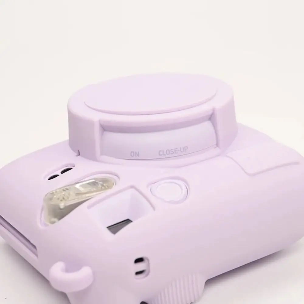 Soft Silicone Cover Solid Color with Lens Protector Protective Sleevee for Fijifilm Film Instax Mini 12 mini12 Armor