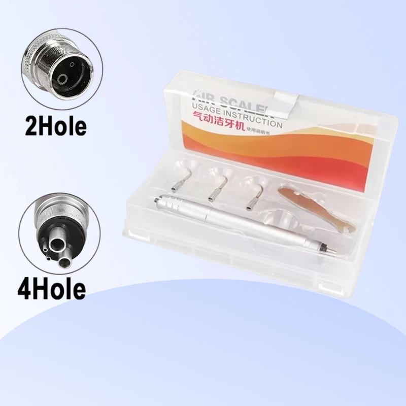 

Стоматологический ультразвуковой воздушный скалер, пневматический скалер, наконечник для чистки зубов, отбеливание, удаление зубного камня, очиститель для стоматологии, 2/4 отверстия