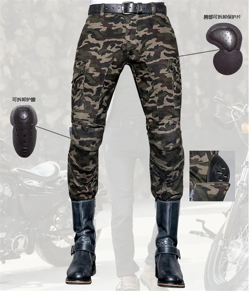 

Uglybros Motorcycle Pants Camo Jeans Motorpool Motorbike Racing Trousers Woman Outdoor Riding Rider Equipment Protective Gear