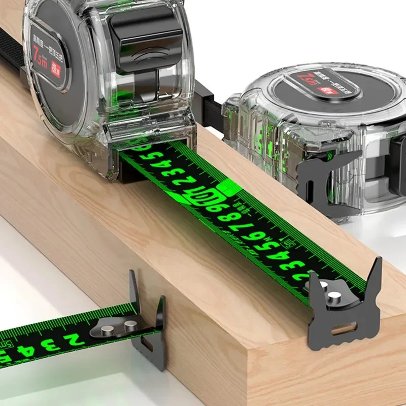 3-10 متر شريط القياس الذاتي قفل عالية الدقة مقياس الفلورسنت ارتداء مقاومة قطرة برهان حاكم لقياس البناء