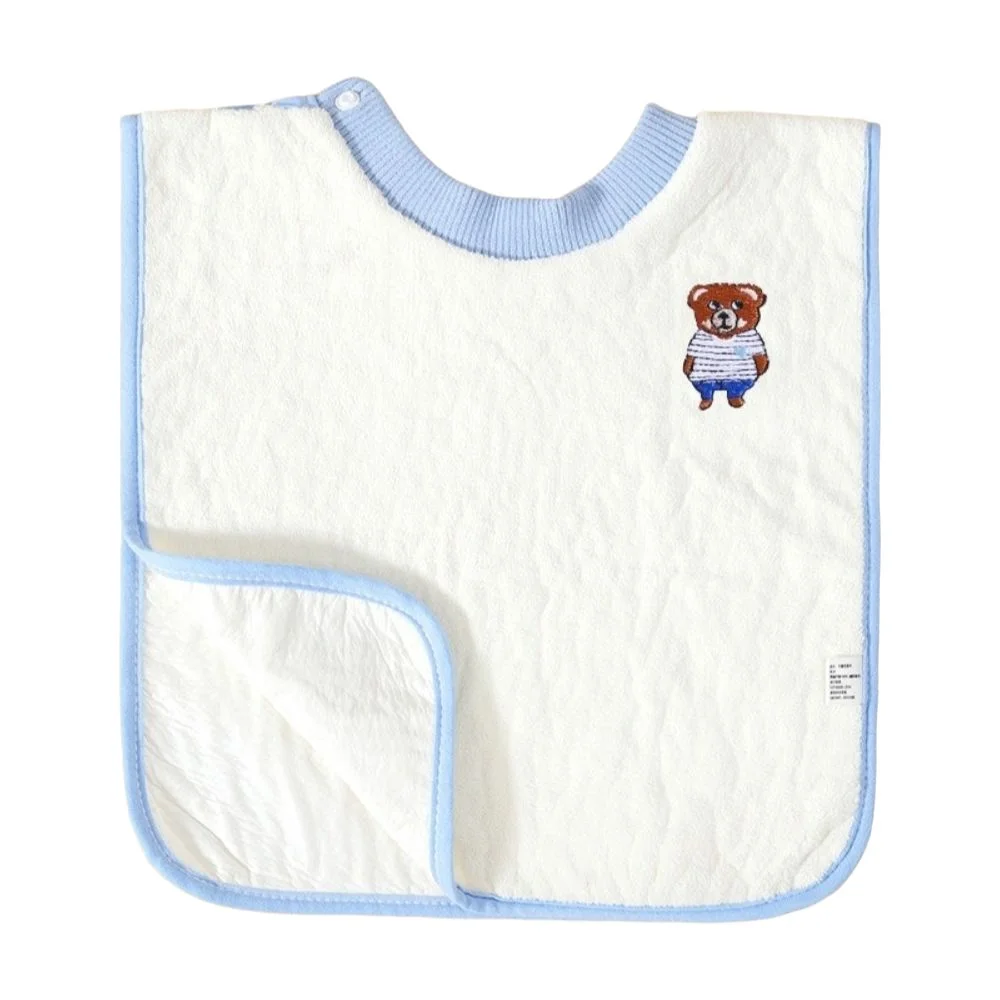New Coral Velvet Baby Towel Bib Soft Touch Protective Barrier Infant Washcloth Cartoon Pattern Baby Neck Towel Baby Feeding Time