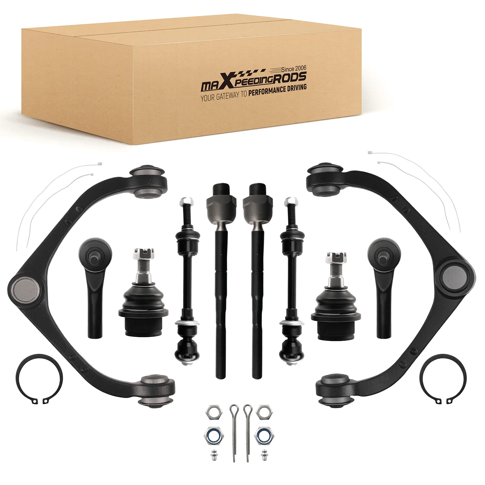 Front Upper Control Arm Steering Kit W/ Ball Joints For Dodge Dakota 05-2011 Mitsubishi Raider RAM DAKOTA 2011K620006