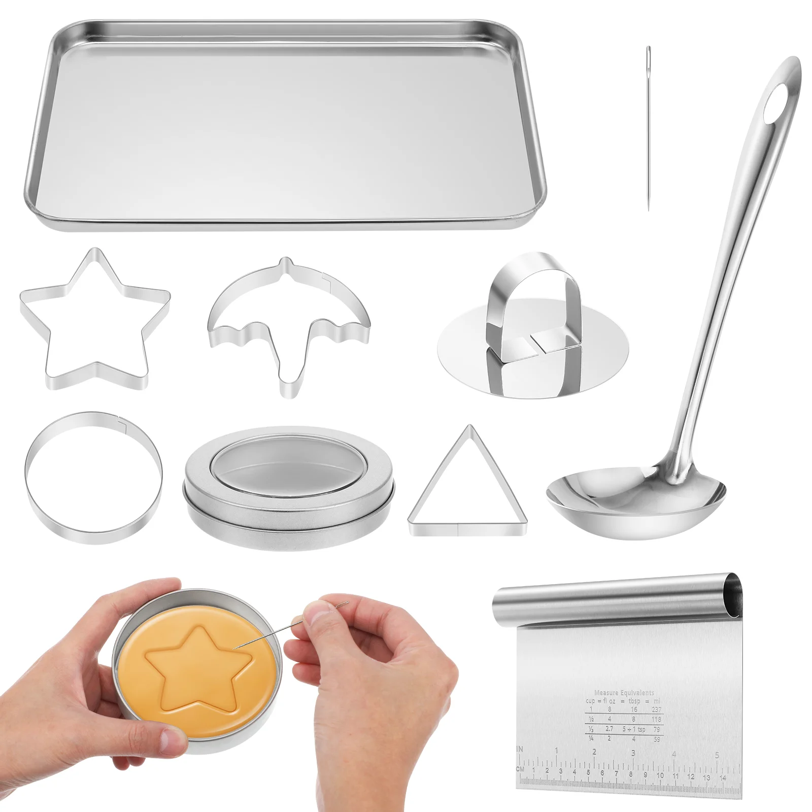 

Sugar Cookie Mold Kitchen Accessory Stainless Steel Making DIY Household Baking Biscuit Supply Candy Cookies