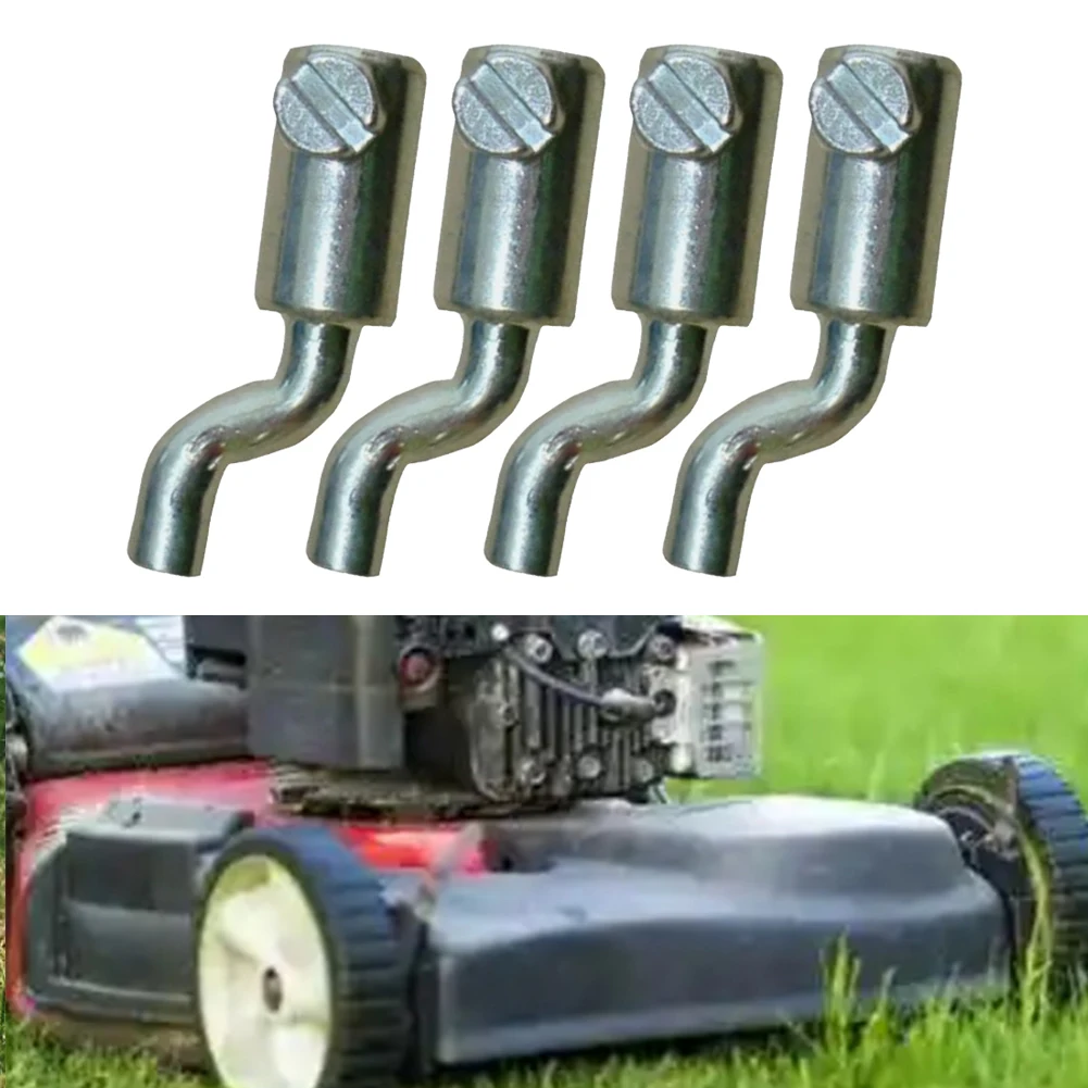 

1/4pcs Metal Z-Style Cable End For Lawn Mowers Up To 2mm Cables 5x5x1cm Lawnmowers Z-shaped Cable End Replacement Garden Tools