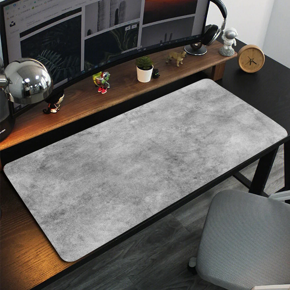 Large Gaming Mouse Pad New Gray Texture Rubber Anti-slip Waterproof Keyboard Pads XXL 90x40cm Computer Office Home Long Desk Mat