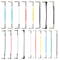 IRIN Guitarra Effects Cable 15/30/50cm Pedal Cable Electric Guitar Patch Cord 6.35mm Effect Wire Metal Head Guitar Accessories