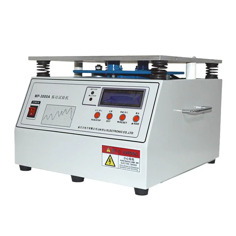 Banco de prueba de vibración MP-3000A, probador de vibración estéreo, frecuencia de potencia, máquina de mesa de vibración Vertical, 220V, 1 ud.