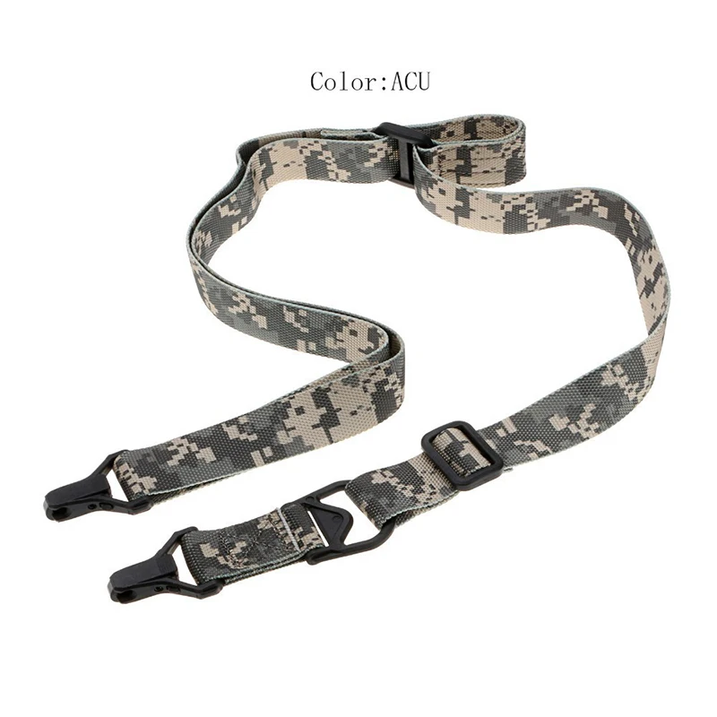 Tático Multi-Missão Gun Sling, 1 ou 2 pontos, Rifle Sling, Quick Detach, QD Alça Ajustável, Corda de Nylon para Caça, MS3