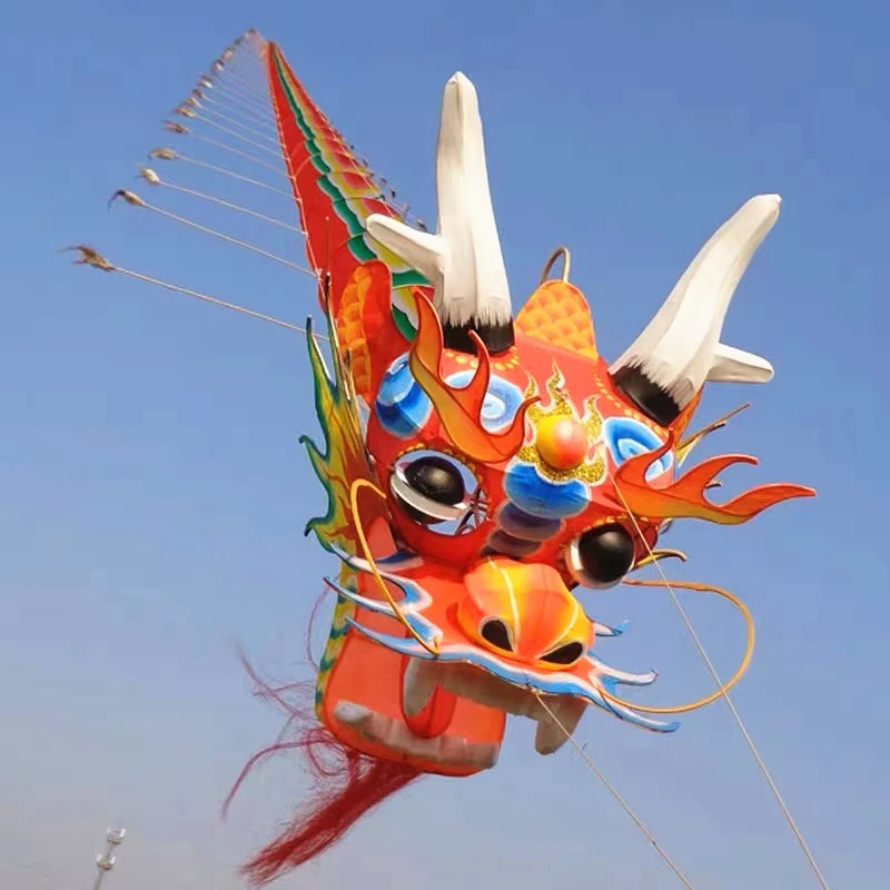 free shipping dragon kite flying Chinese kites toys traditional kite eagle kite flying dargon kiteboarding beach games kitesurf