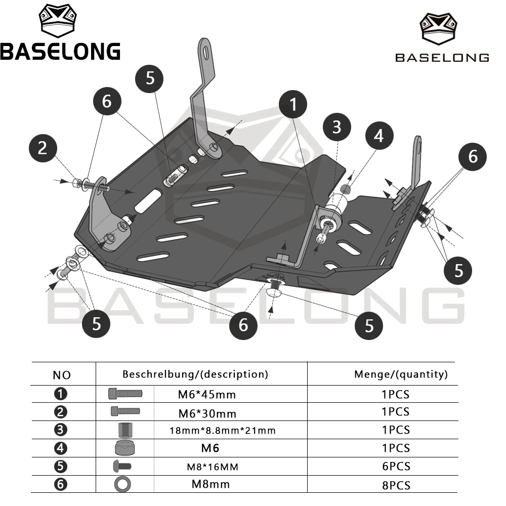 For HONDA NX400 NX500 NX 400 500 2024-2025-2026 Motorcycle Engine Protection Cover Chassis Under Guard Skid Plate Accessories