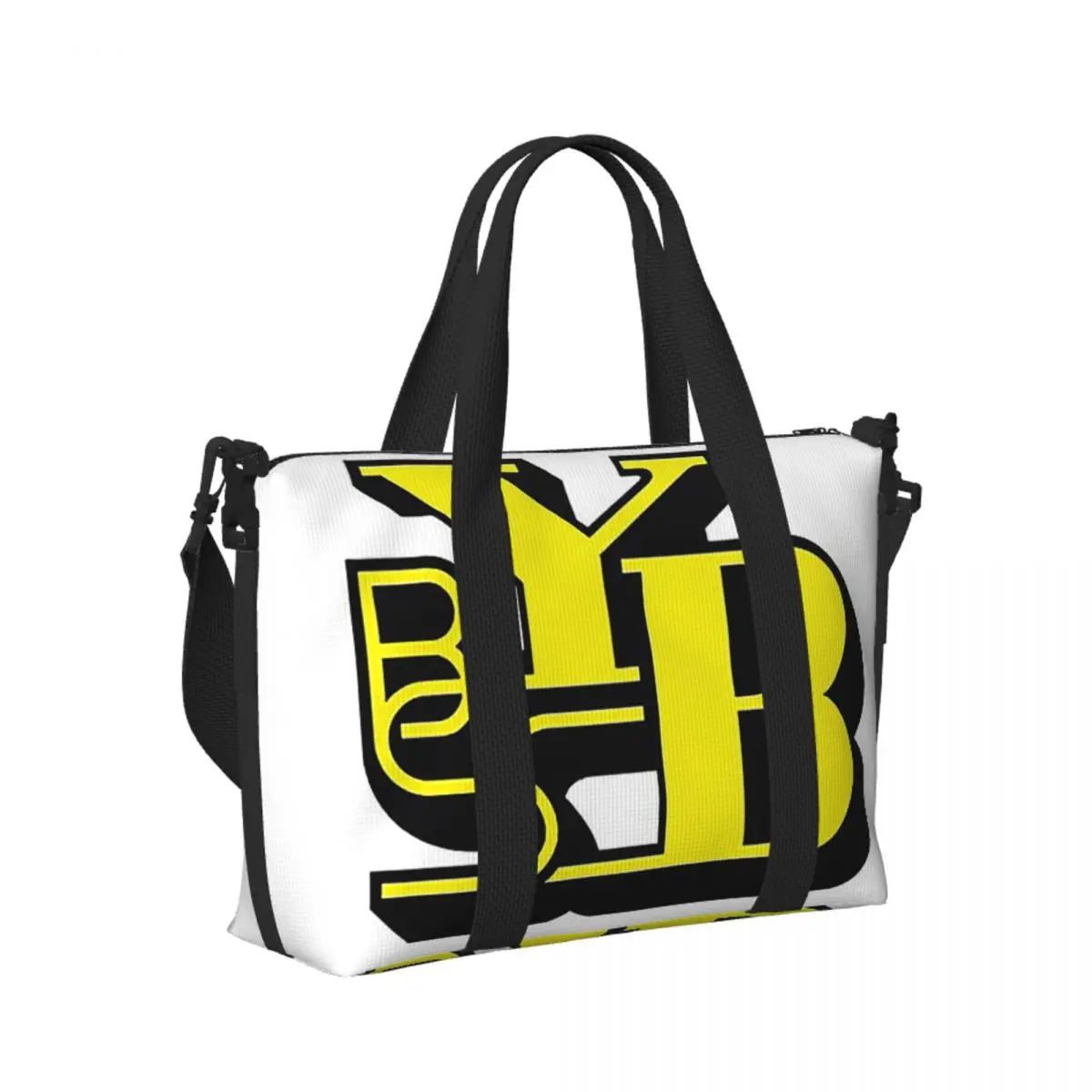 

Custom BSC Young Boys Swiss Football Sports Fans Bern Switzerland Beach Travel Bag Tote Bags Women Shopping Duffle Shoulder Bag