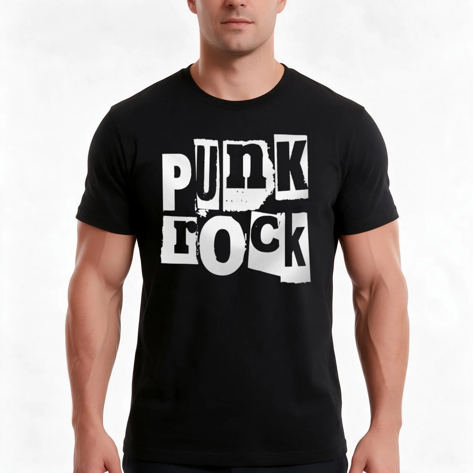 Punk rock show Joey dee dee live Kurt guitar 80s pistols Mohawk bassist T-Shirt Summer Casual Cotton Tee Vintage Graphic Print