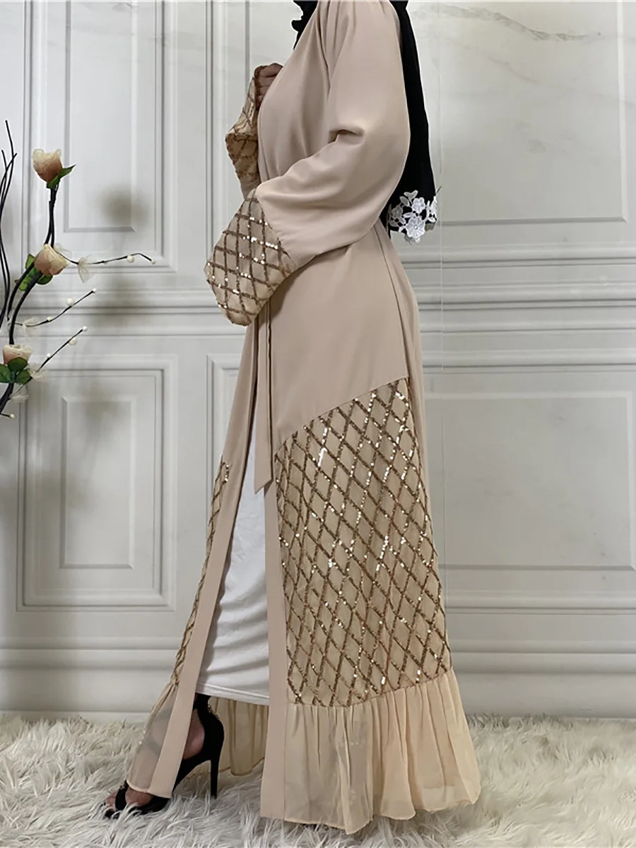 Modest Abaya Ramadan Dubai Robe Femme Musulmane Turkey Kaftan Islamic Clothing Muslim For Women Kimono Caftan Marocain Cardigan