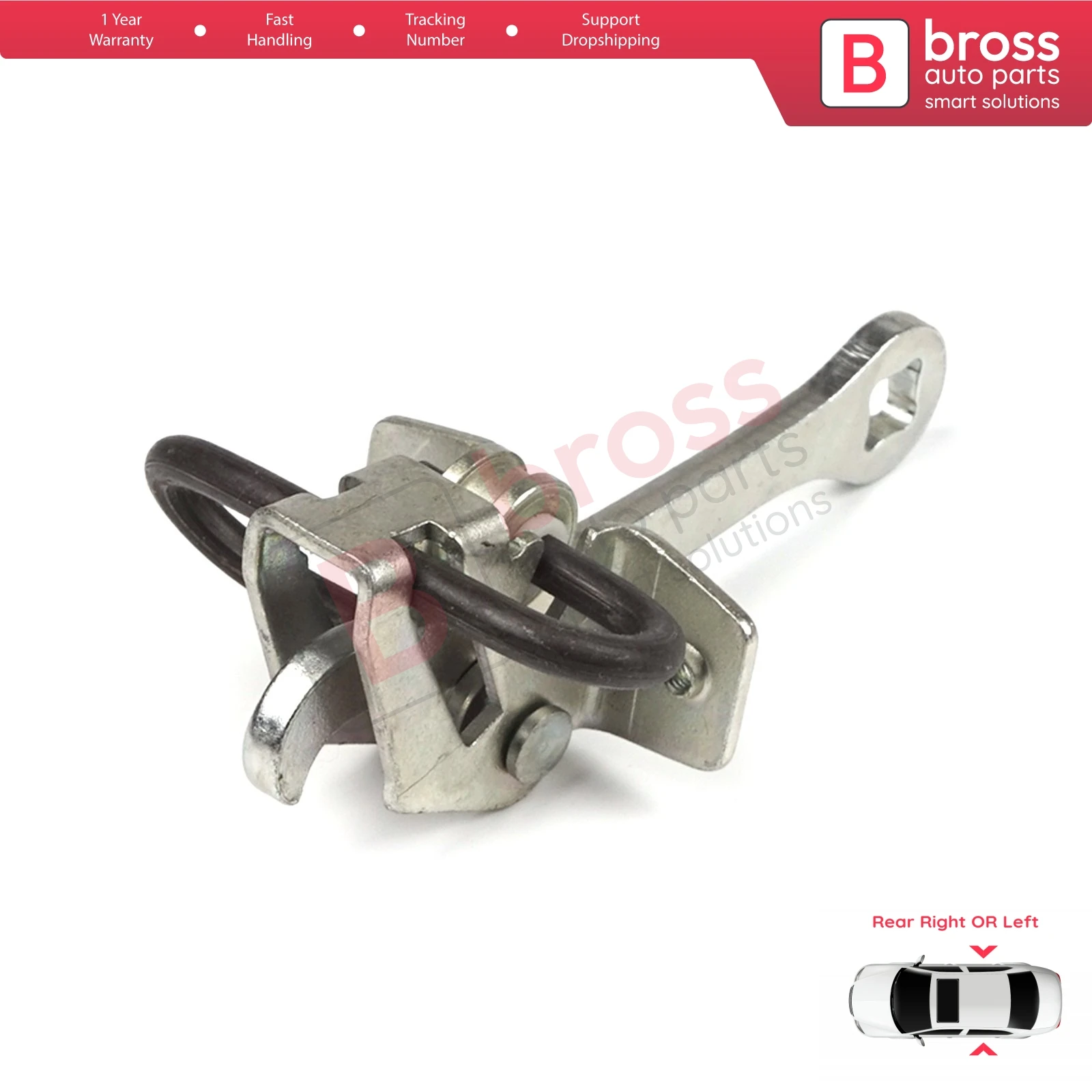 Bross قطع غيار السيارات BDP703 الباب الخلفي المفصلي وقف تحقق حزام المحدد 5160229 ؛ 90508651 ل فوكسهول أوبل فيكترا B السفينة من تركيا