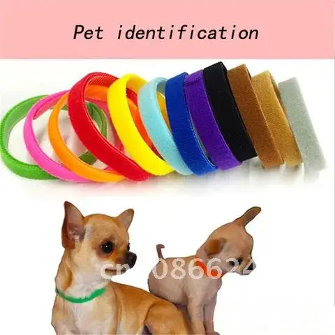 

Puppy Collars 12 Pcs/Set Newborn Pets Identify Adjustable Nylon Small Pet Dog Kitten Necklace ID Collars