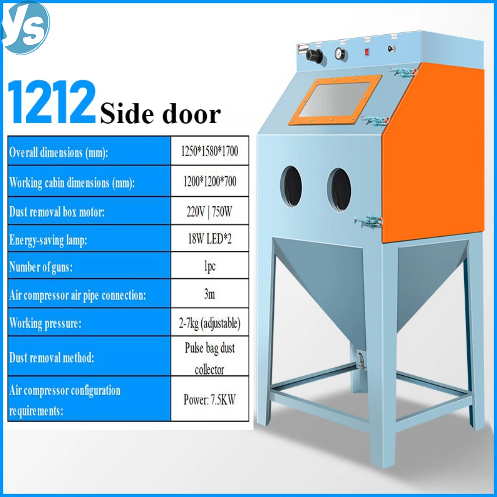 Eco-Friendly Wet Sandblasting Cabinet – Industrial-Grade for Rust & Stain Removal, Surface Cleaning & Stripping