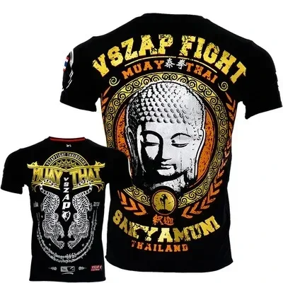 Brazilian Jiu-Jitsu MMA Compress 3D Print Sport Quick-dry Breathable Men T-shirt Boxing Training Muay Thai Outdoor Short Sleeve view 4