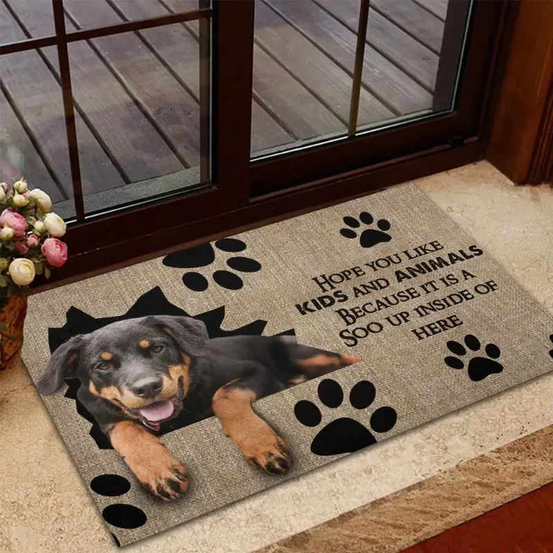 Pet Dog Golden Retriever Doormat Decor 3D Animal Doormat Non-Slip Carpet Bathroom Bedroom Living Room Porch Drop Shipping