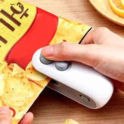 Portable Mini Sealer Heat Sealer Snacks Home Use Rechargeable Sealer Vacuum Sealer Handheld Food Plastic Packaging Heat Sealer