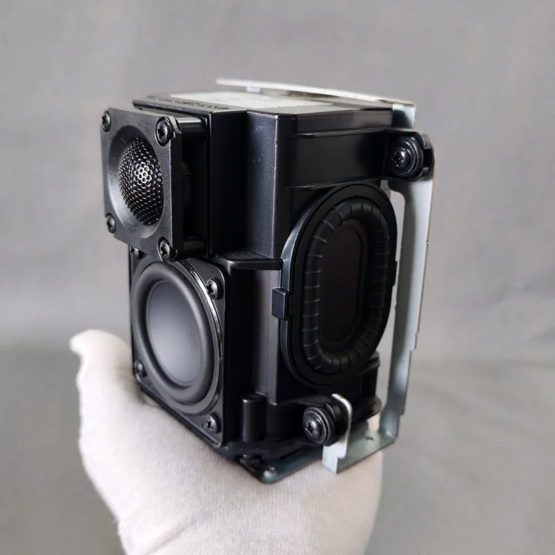 Original disassembly HAMA two-frequency HIFI-level desktop passive speaker, audio with treble mesh cover 3D shell