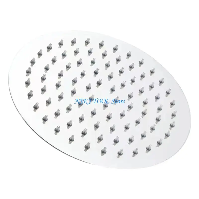 L8RC Wide Area Sprays Steel Shower Head Ensuring Complete Body Wash for Bathroom Use