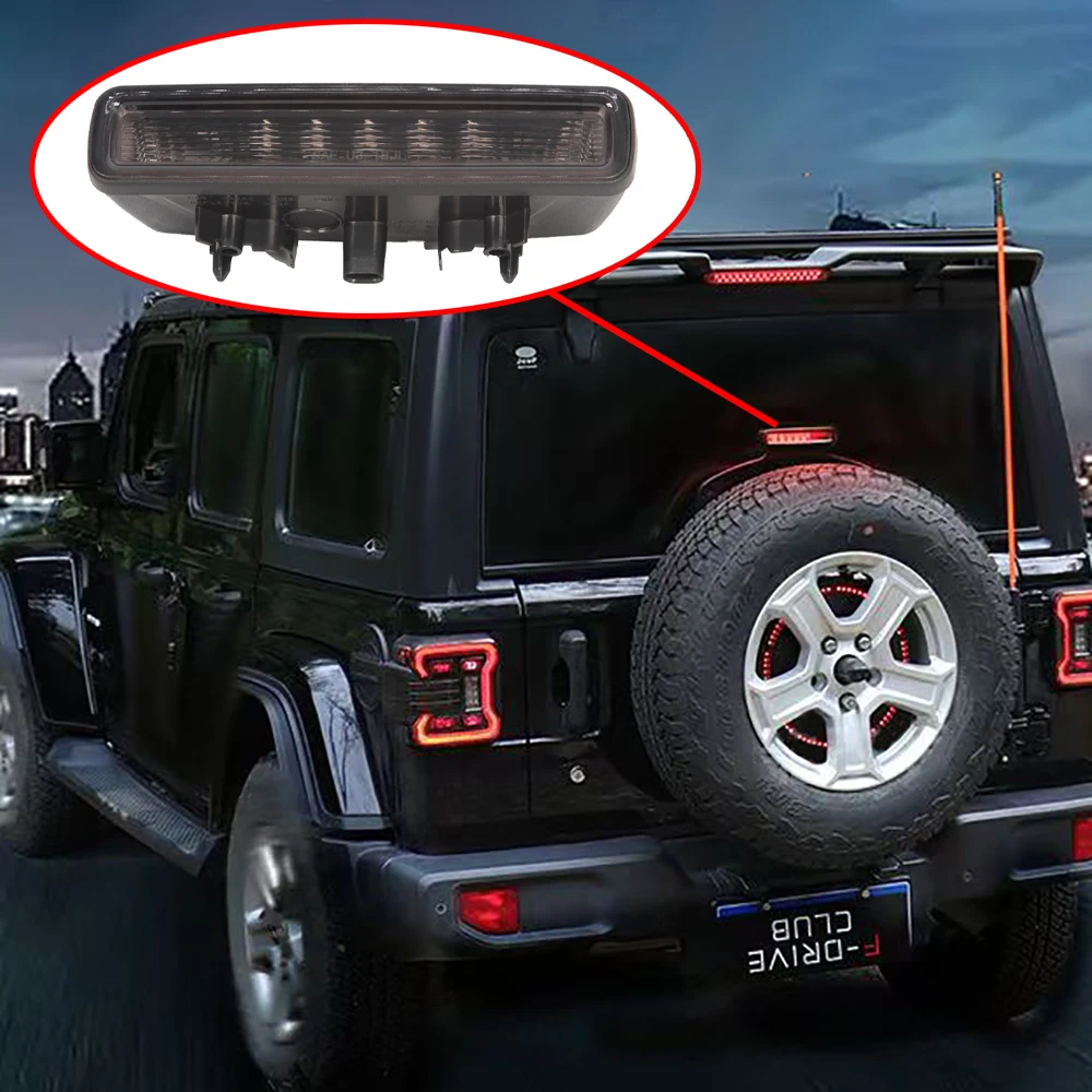 

Lantsun JL1074 LED Third Brake Light ABS High Mount Stop Tail Light 3rd Brake Light for jeep for wrangler JL 2018+