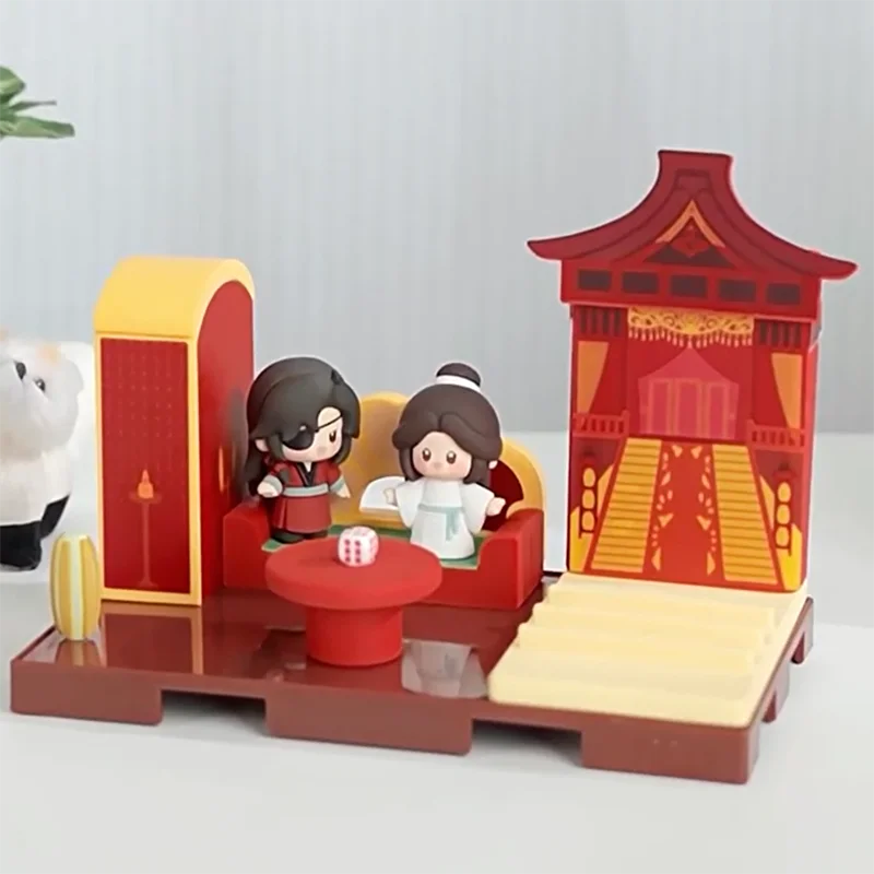 Minidoll Heaven Official's Blessing Minispace Desktop Storage Figure Set Xie Lian Hua Cheng Mobile Phone Pen Holder Model Gift