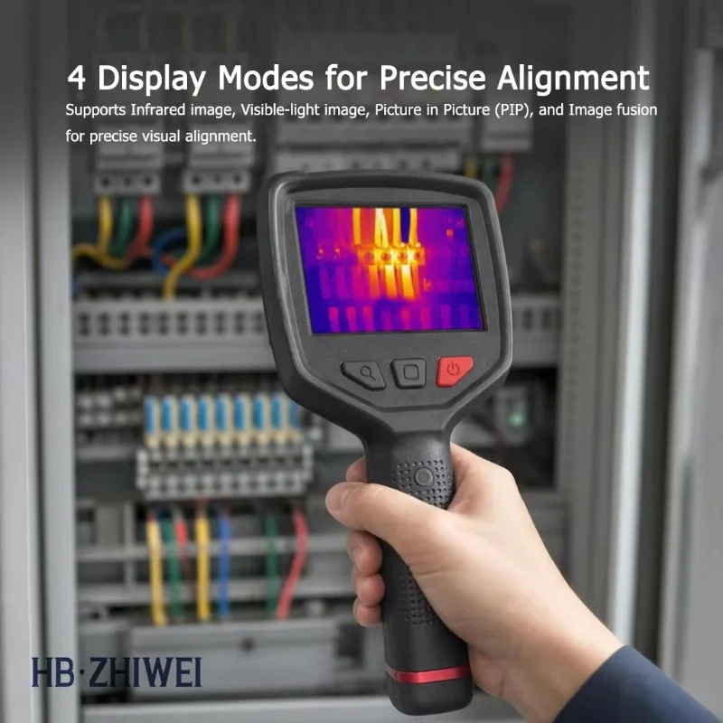 Thermal  Imager 256x192 Sensor Resolution 384x288 Thermal Pixel 30Hz Frame Rate 3.5 Inch Touch Screen For Switchgear Tes