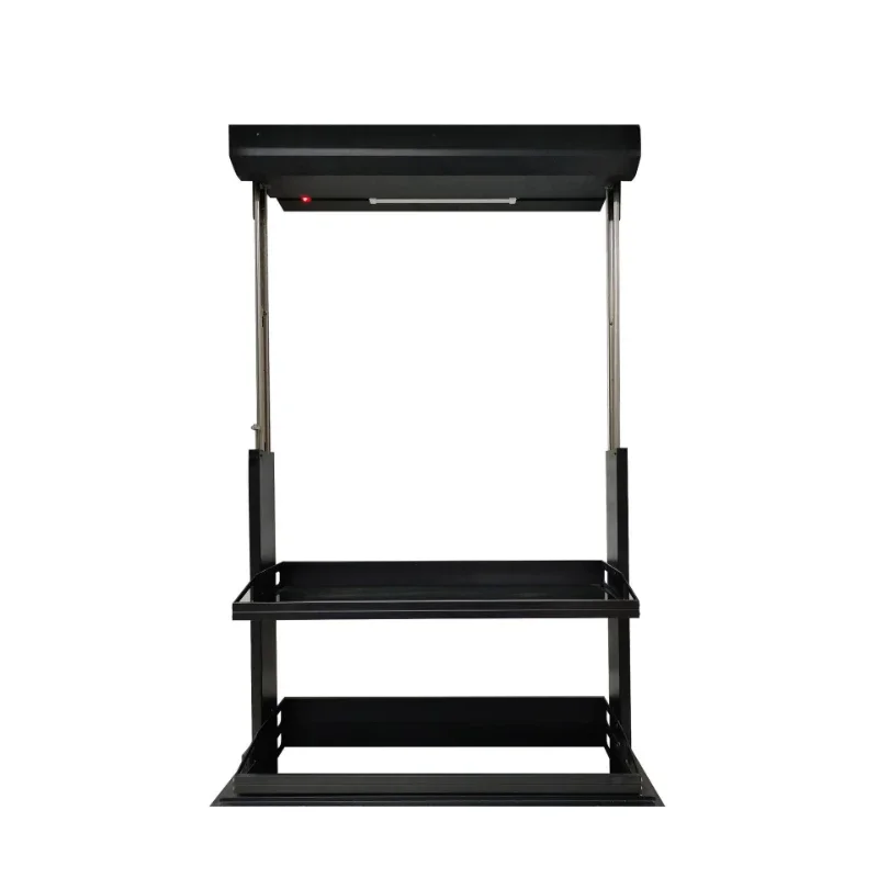 Kitchen hanging cabinet vertical electric lift basket automatic pull-down type