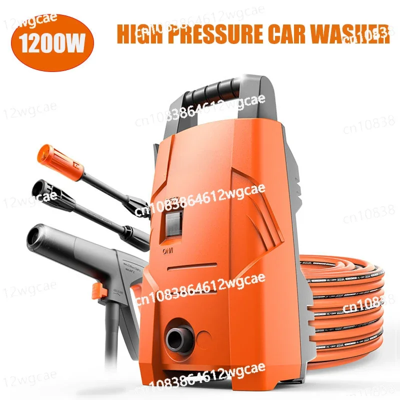 220V High Pressure Car Washing Machine Home Automatic Car Washing Pump Water Gun Car Washing Implement High Power Cleaning Tools