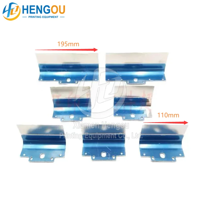 7 pieces/set Komori Sheet Smooth 195mm LS40 G40 printing machine front gauge presser