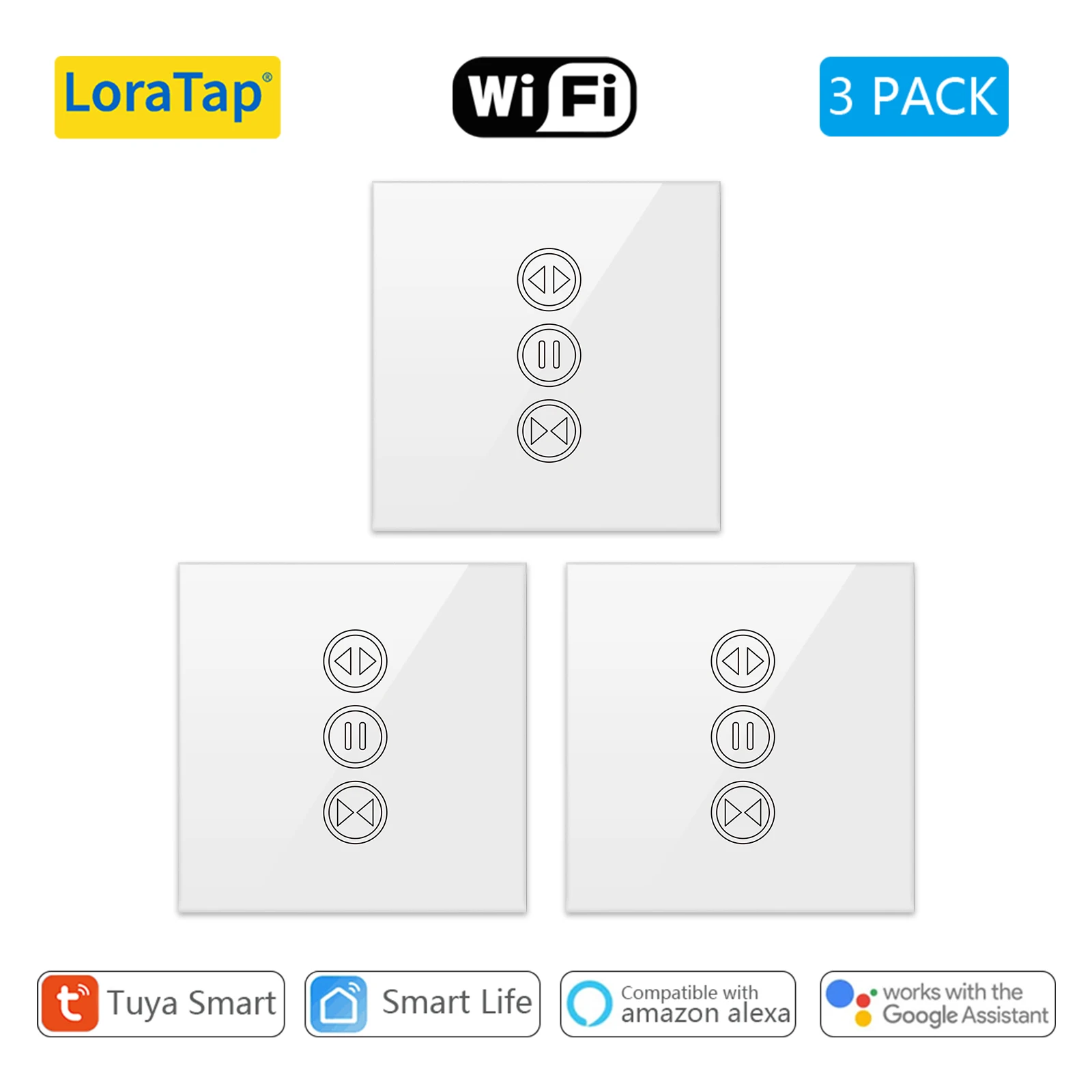 White 3 PACK