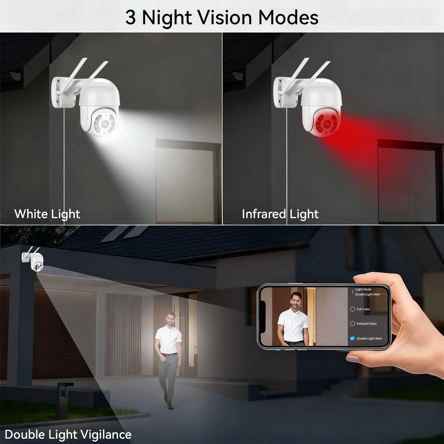 PEGATAH 5MP IP كاميرا 3MP سرعة قبة تتبع السيارات كاميرا متحركة المنزل الذكي في الهواء الطلق كاميرا مراقبة لاسلكية واي فاي O-Kam Pro #4