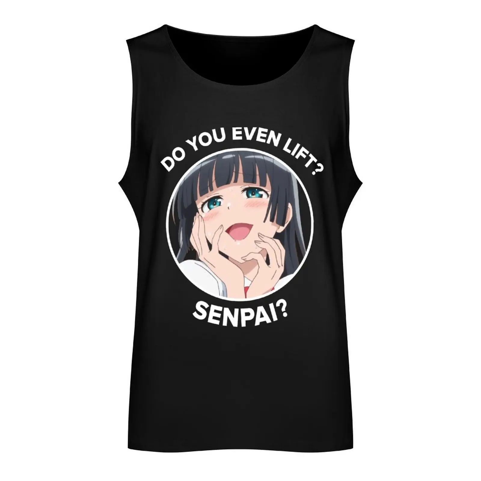 Dumbbell Nan Kilo Moteru? Do you even lift, senpai? Akemi Souryuuin Tank Top anime top gym shirts cool things