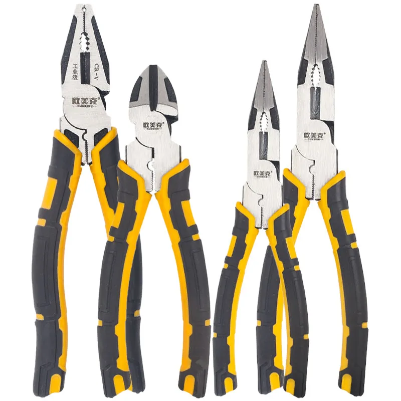 

Universal Diagonal Pliers Multifunctional Wire Cutters Professional Electrician Anti Slip Durable Hardware Tools