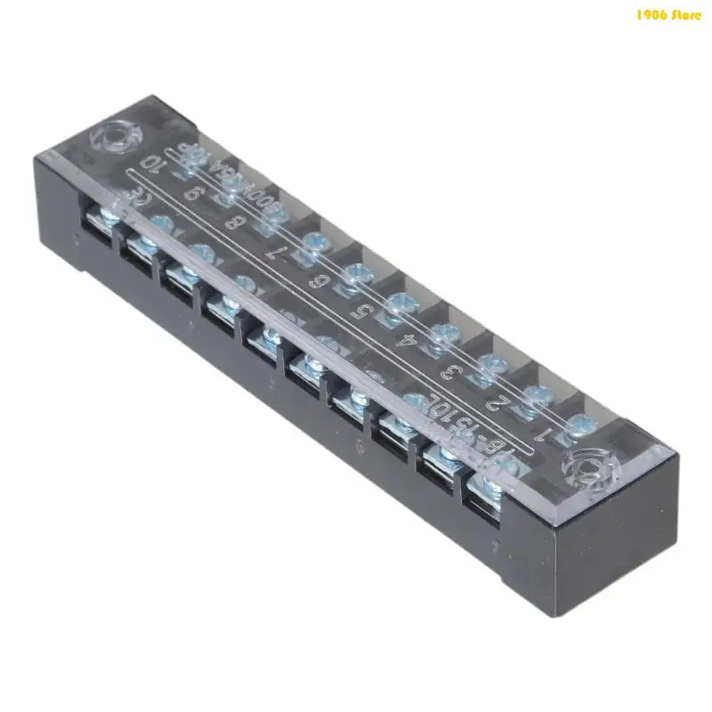 U1JB 600Vケーブルバリアブロック3/4/5/6/8位置固定配線ボードワイヤーコネクタ端子ストリップネジ端子ブロック