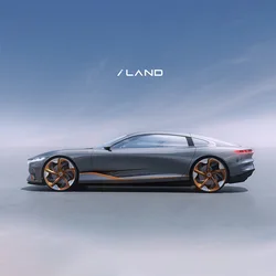 DFAC VOYAH I LAND ,Resin Car Model, 1:12 , First Edition, Electric Sports Car, New Energy, Adult Collection, Iland