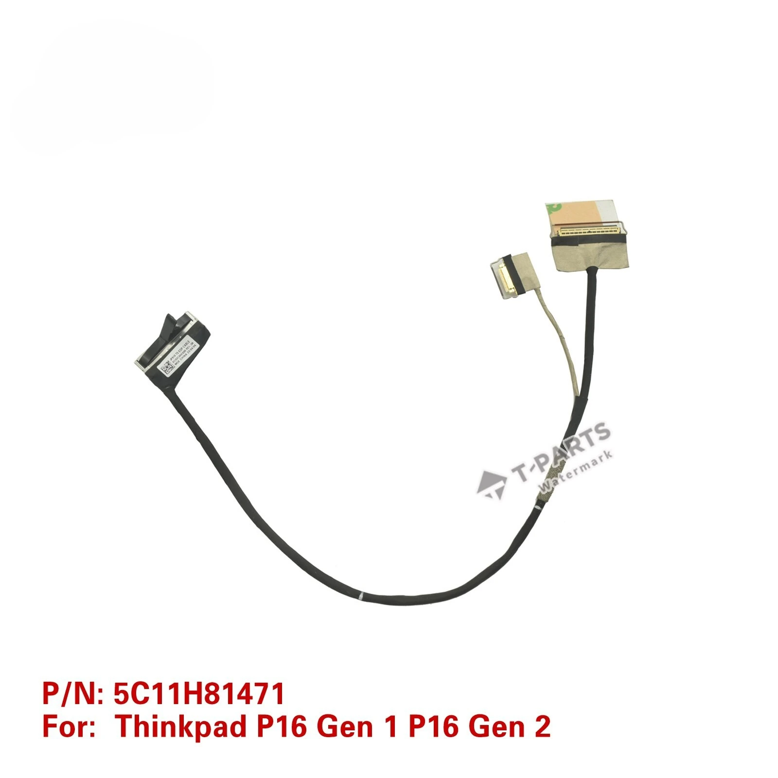 

5C11H81471 New, suitable for Lenovo Thinkpad P16 Gen 1 P16 Gen 2 LCD EDP cable, screen wire -