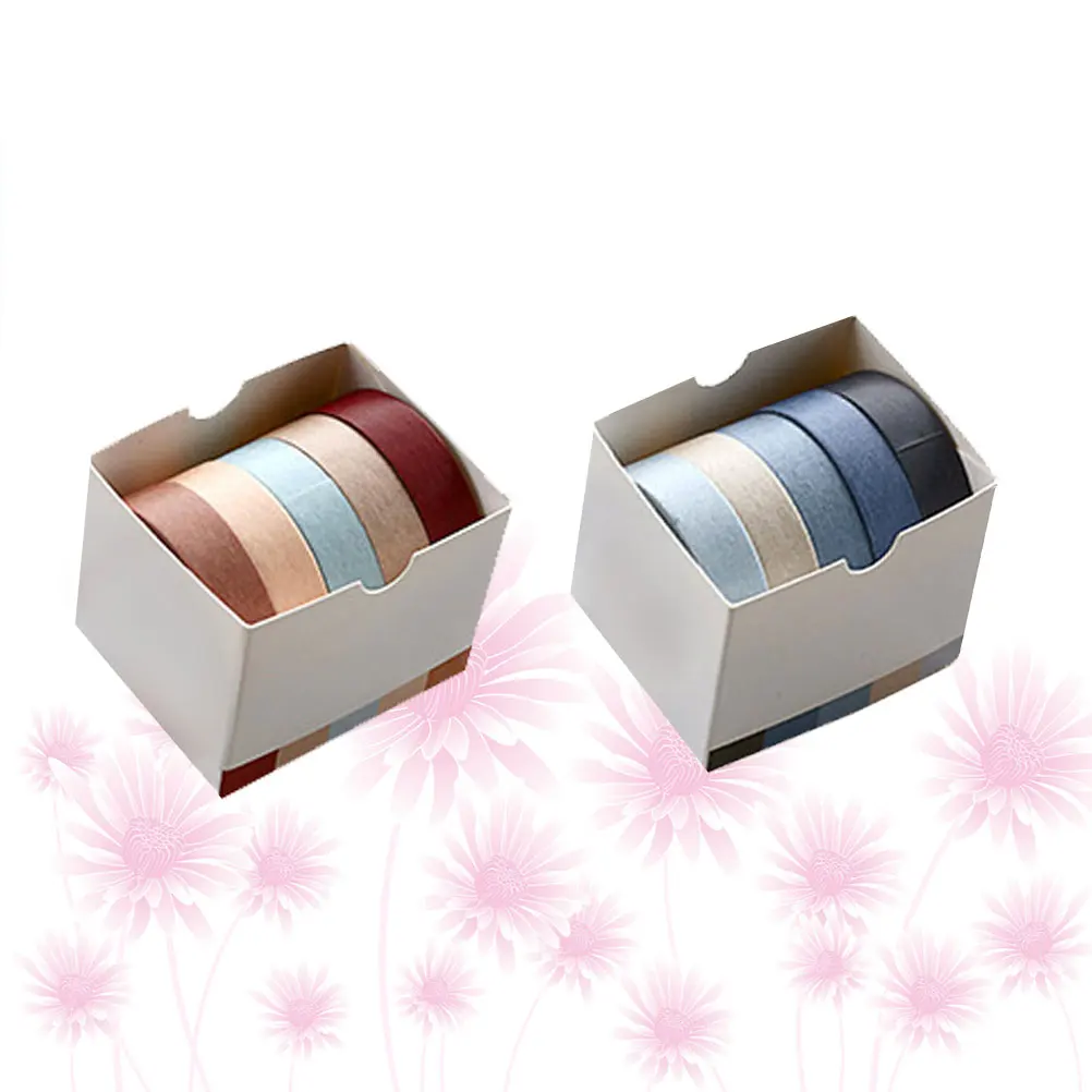 

10 Rolls Tape Colored Decoration Washi Photo Album Creative Paper Tearable DIY Gift Wrapping