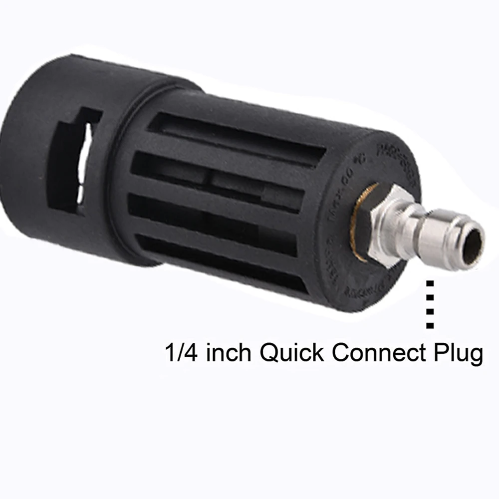 Pressure Washer Adaptor Female For 1/4" Quick Connect Wash Gun To Karcher K Lance Wand Accessory