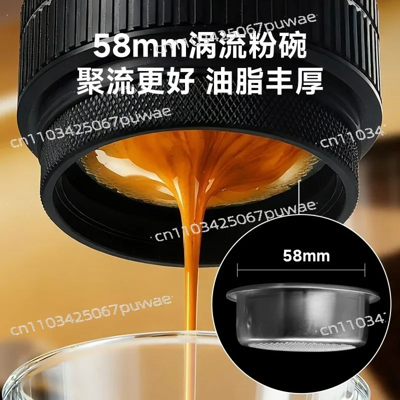 Professional 58mm Portable Espresso Machine | Outdoor Travel Manual Espresso Extraction Coffee Maker