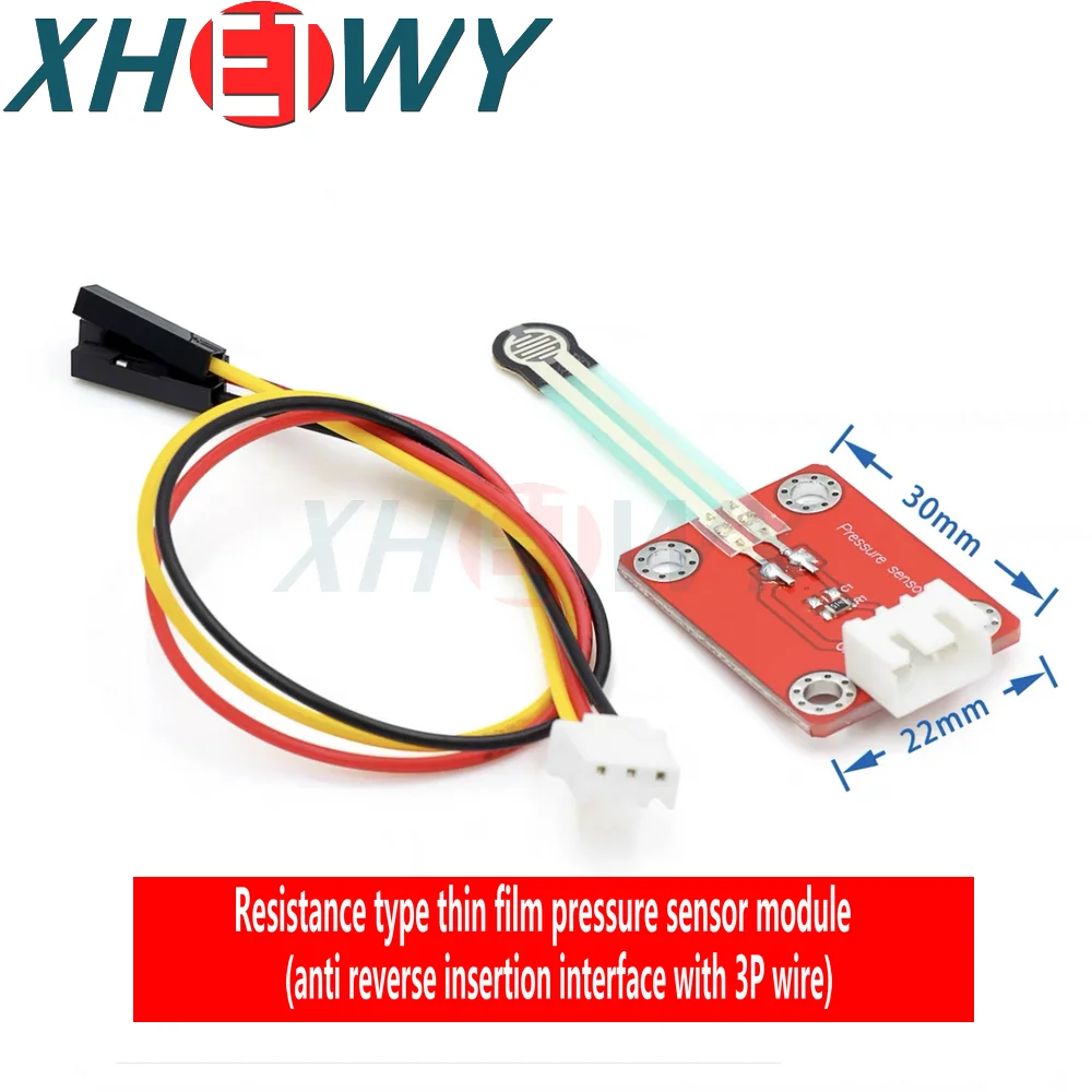 Módulo Sensor de presión de película fina resistiva de alta precisión, placa PCB de prueba DIY para Arduino/tarta de frambuesa Microbit