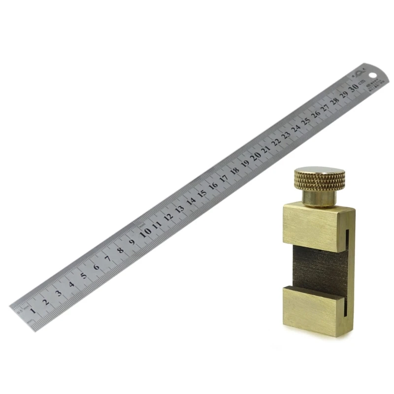 Steel Ruler Limit Block Measuring Ruler Positioners Measuring MarkingGauges