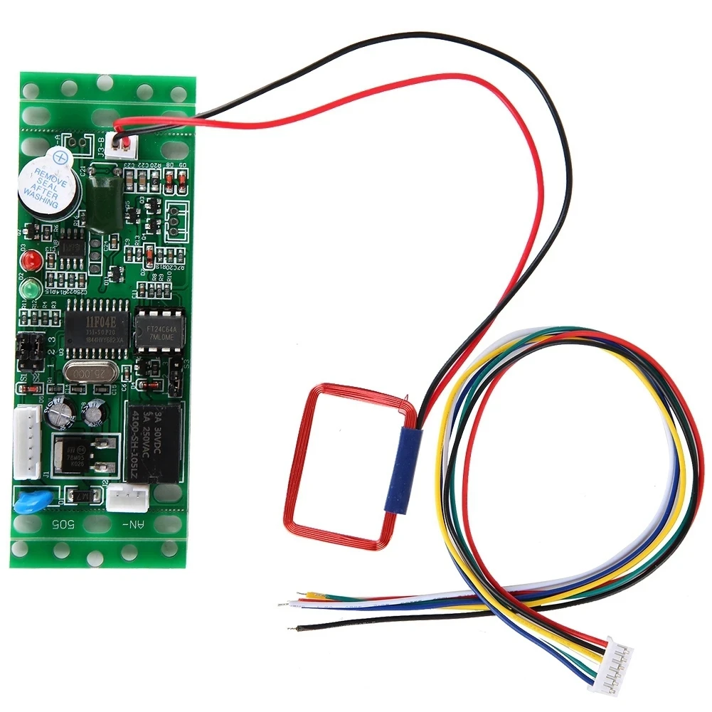 Boland New Door Accessories 125khz DC 9-12V Reader Module Embedded Control Board for Access Controller 9-12V 2000 User Capacity